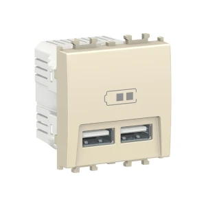 Розетка usb easy styl 2.1 a 5 в кремовый schneider-electric