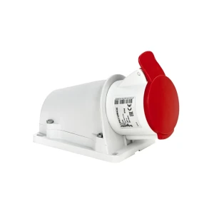 Розетка фиксированная schneider-electric pkf32w434 4p 32a 380-415 в ip44