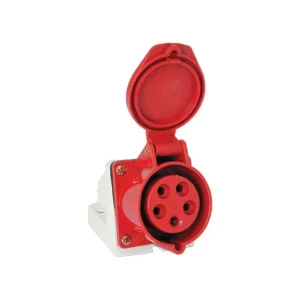 Розетка фиксированная kasan ht-135 5p 63 a 400 в ip44