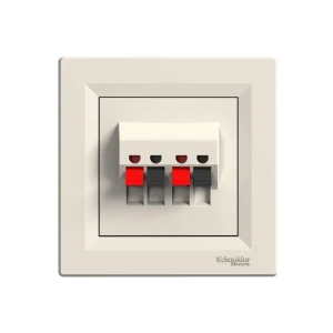 Priză audio asfora 10 a crem schneider-electric