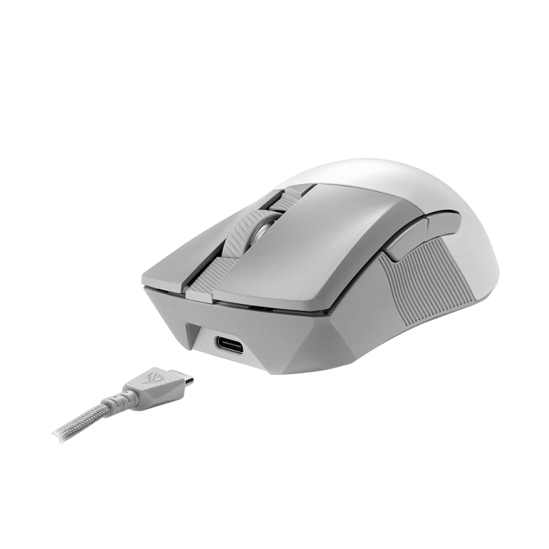 Gaming mouse asus rog gladius iii wireless aimpoint, alb 5