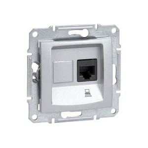 Priză de date sedna 16 a aluminiu schneider-electric