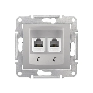 Розетка компьютерная sedna алюминий schneider-electric