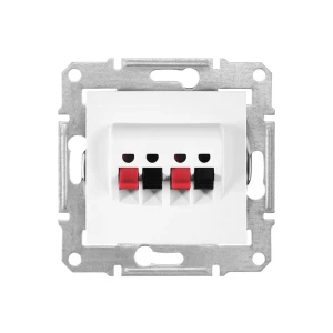 Priză audio sedna alb schneider-electric