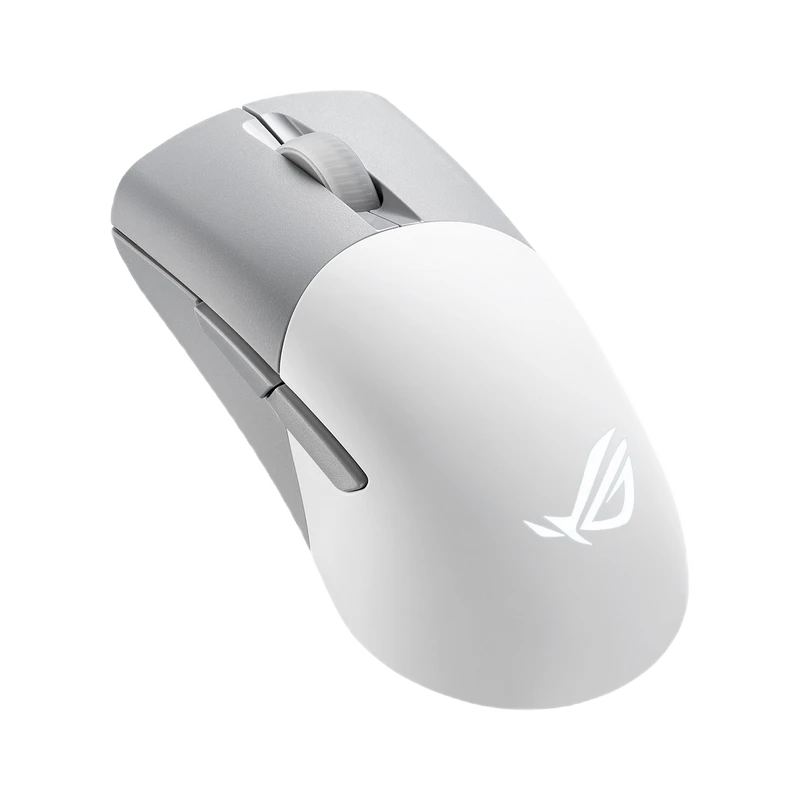Игровая мышь asus rog keris wireless aimpoint, белый/серый 3