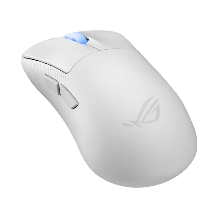Gaming mouse asus rog keris ii ace, moonlight white 7