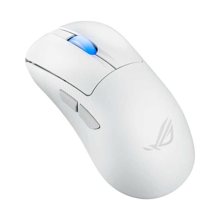 Gaming mouse asus rog keris ii ace, moonlight white 4