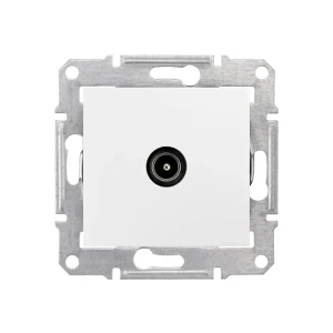 Priză final tv sedna 220 v alb schneider-electric