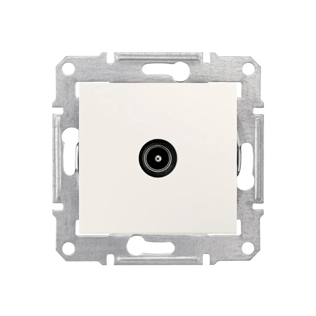 Priză tv sedna 10 a 220 v crem schneider-electric 2
