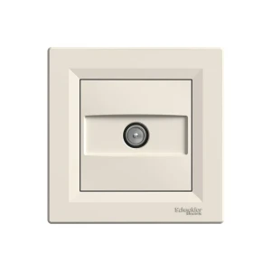 Priză tv asfora 10 a 250 v crem schneider-electric
