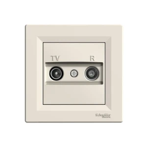 Priză tv anya 220 v crem schneider-electric