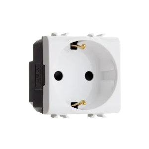 Priză modulară 16 a 220 - 240 v alb scame