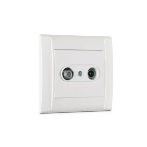 Модульная розетка 16 a 250 в белый makel