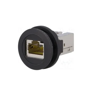 Priză schneider-electric rj45 ip20 negru