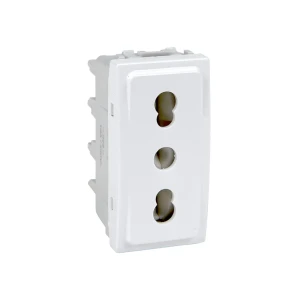 Розетка итальянская unica 10/16 a 250 в белый schneider-electric