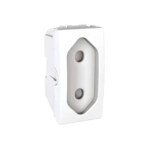 Priză unica 10 a 250 v alb schneider-electric