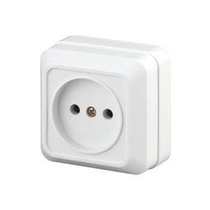 Priză exterioară 16 a 250 v alb makel