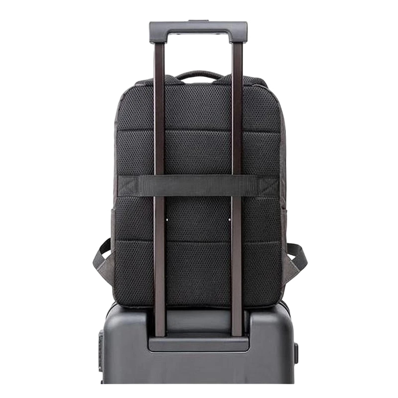 Rucsac ninetygo light business commuting, 15.6", poliester, gri inchis 8