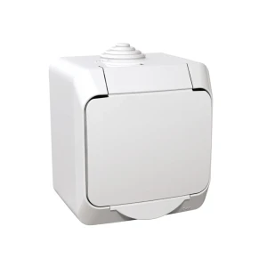 Priză cu capac cedar plus 16 a 220 v gri schneider-electric