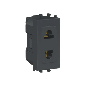 Унитарная розетка easy styl 10 a 250 в чёрный schneider-electric