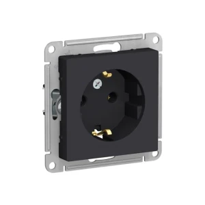 Priză cu împământare atlas design 16 a 220 - 240 v carbon schneider-electric