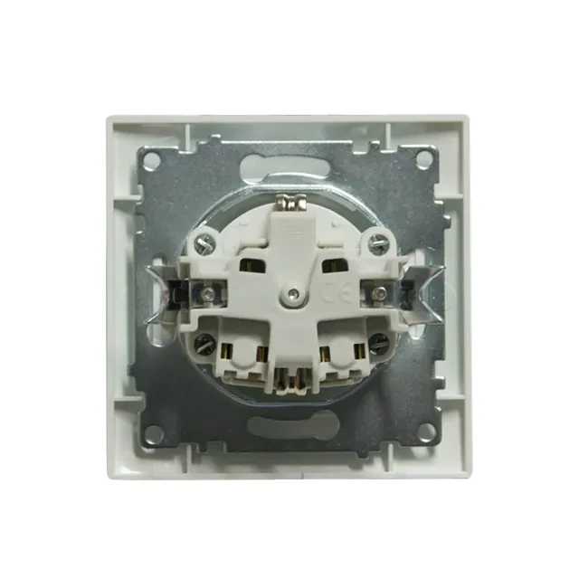Priză unitară euro 9206-42 jasmin 16 a 230 v alb elmos 2