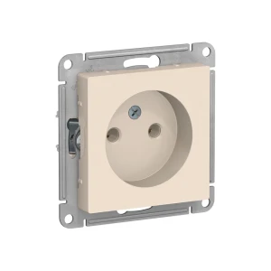 Унитарная розетка atlas design 16 a 250 в бежевый schneider-electric