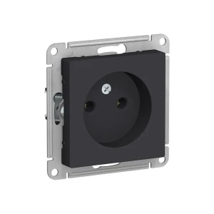 Унитарная розетка atlas design 16 a 250 в углерод schneider-electric