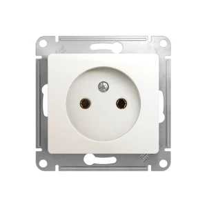 Унитарная розетка glossa 16 a 250 в перламутровый schneider-electric