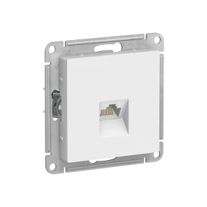 Розетка компьютерная atlas design 10 a белый schneider-electric