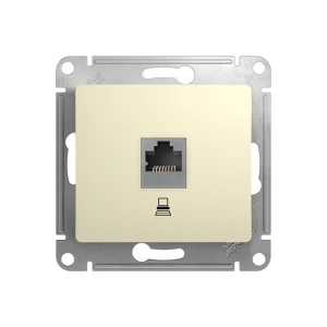 Priză de date glossa bej schneider-electric