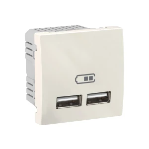 Priză usb unica 2.1 a 5 v bej schneider-electric Thumbnail 1