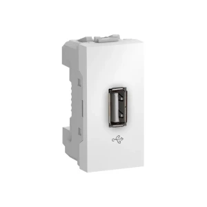 Розетка usb unica 1 a 100 - 240 в белый schneider-electric