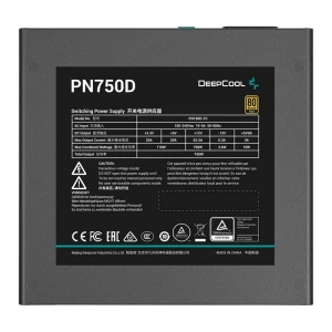 Блок питания для компьютеров deepcool pn750d, 750вт, atx, немодульный Thumbnail 8