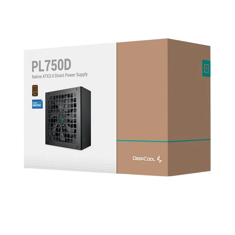 Блок питания для компьютеров deepcool pl750d, 750вт, atx, немодульный 8