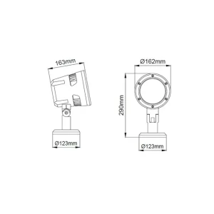 Proiector led 36 w led 4250 lm 220 - 240 v ip66 rightlight Thumbnail 5