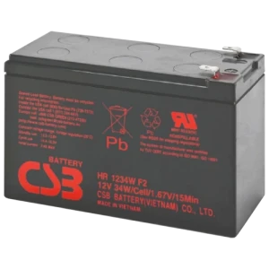 Аккумулятор для резервного питания csb hr-1234, 12в 9