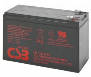 Аккумулятор для резервного питания csb hr-1234, 12в 9 Thumbnail 2