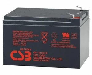 Аккумулятор для резервного питания CSB GP12120F2, 12В 12