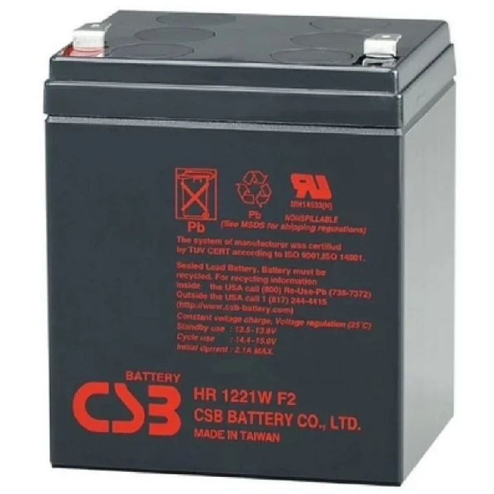 Аккумулятор для резервного питания csb hr-1221, 12в 5 3