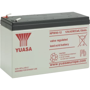 Аккумулятор для резервного питания Yuasa NPW45-12-TW, 12В, 7,5А*ч