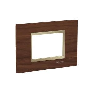 Ramă cu 3 locuri easy styl alun/bej 3 module schneider-electric