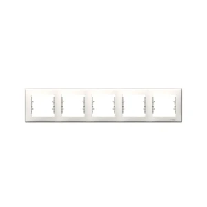 Ramă cu 5 locuri sedna crem orizontală schneider-electric