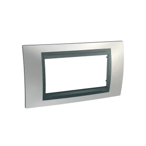 Rama modulară unica top grafit 4 module schneider-electric