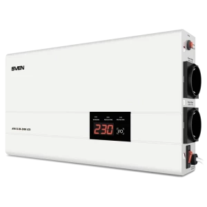 Stabilizator de Tensiune SVEN SLIM AVR-2000 LCD, 2000VA