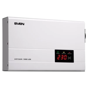 Stabilizator de Tensiune SVEN SLIM AVR-1000 LCD, 1000VA