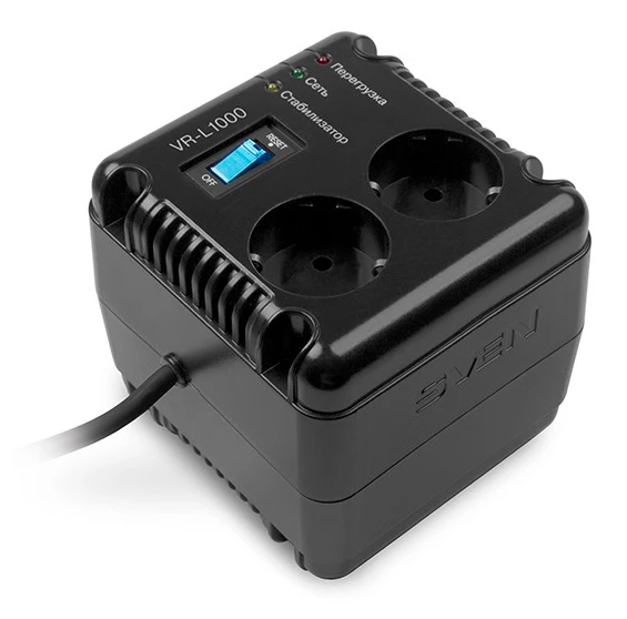 Stabilizator de tensiune sven vr-l1000, 1000va 5