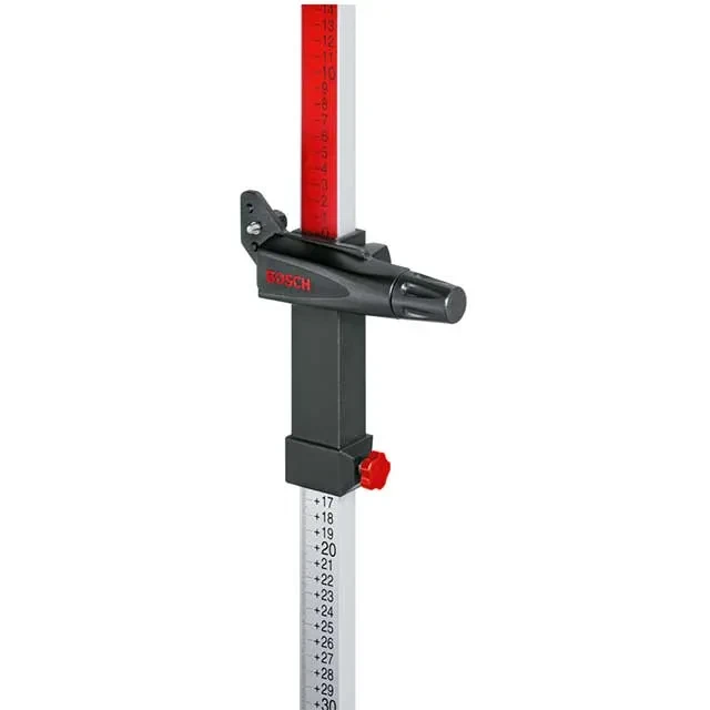 Рейка нивелирная телескопическая gr 240 2.4 x 1.38 м bosch 3