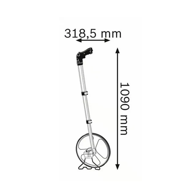 Измерительное колесо 0.1 - 9999.9 м gwm32 bosch 2