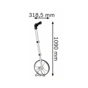 Измерительное колесо 0.1 - 9999.9 м gwm32 bosch Thumbnail 2